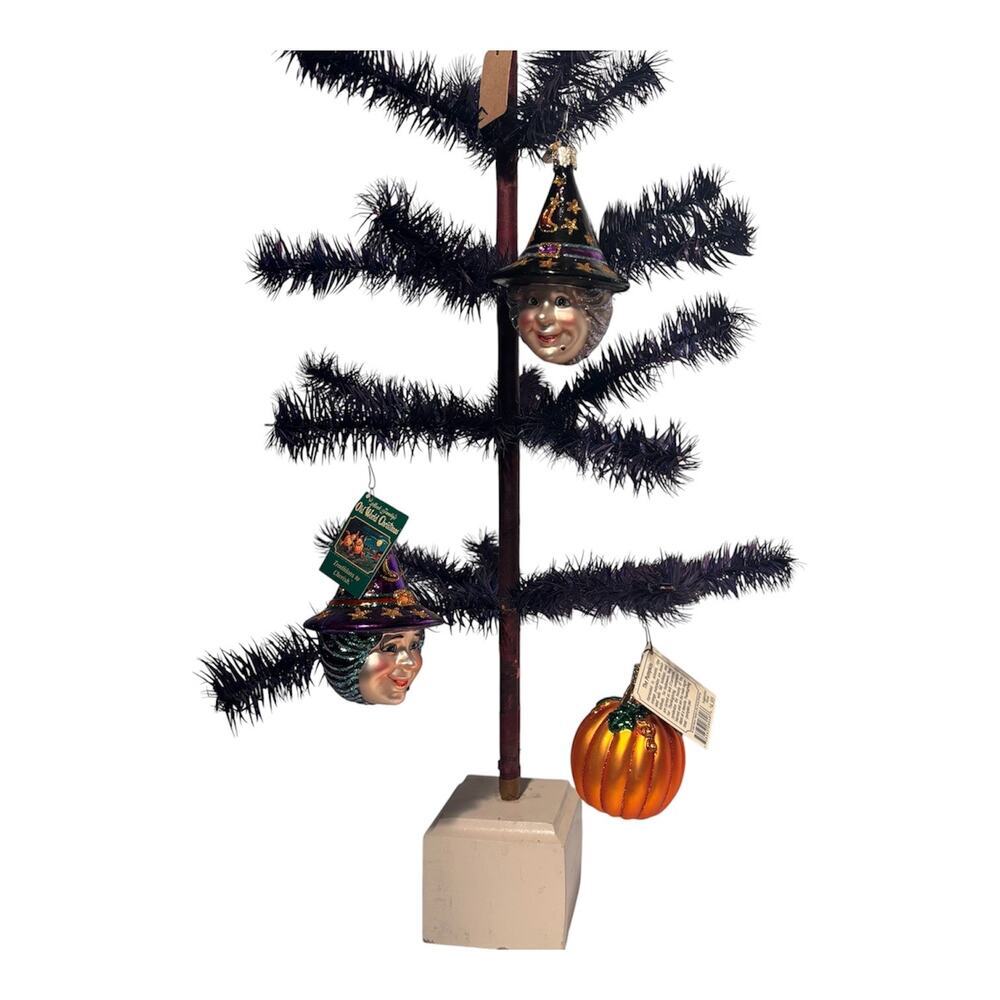 OWC Old World Christmas Halloween Kindly Witch Ornament 4” - Picture 2 of 12